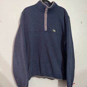 Men's LL Bean 1/4 snap close button sweater | 2XL Reg